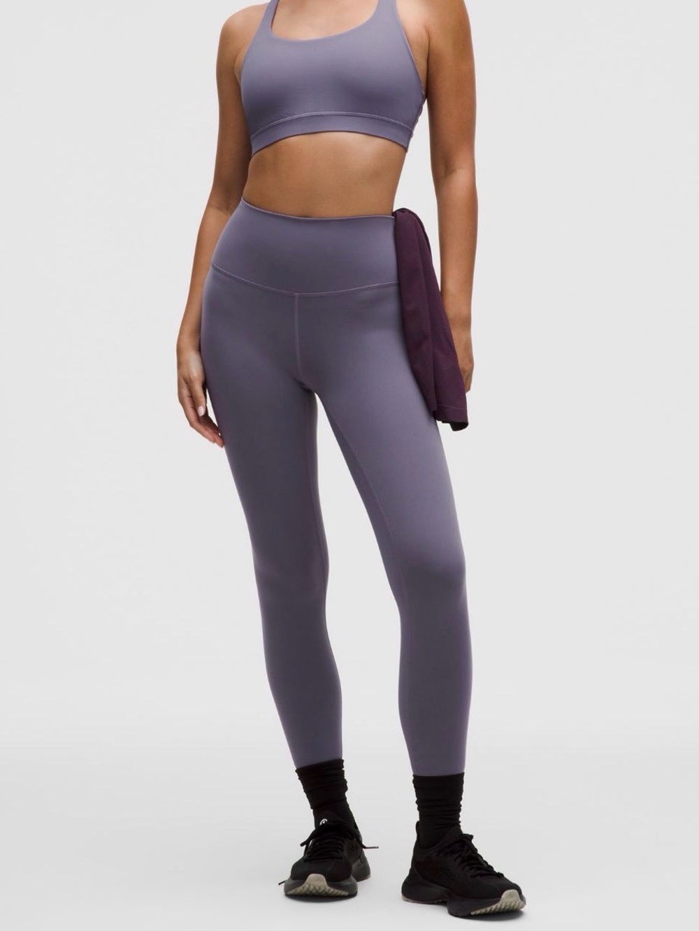 Lululemon High-Waist Lavender Leggings Size 0